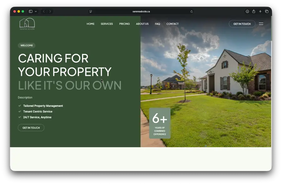 Serene Abode - Real Estate Platform
